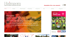 Desktop Screenshot of haimaom.cz